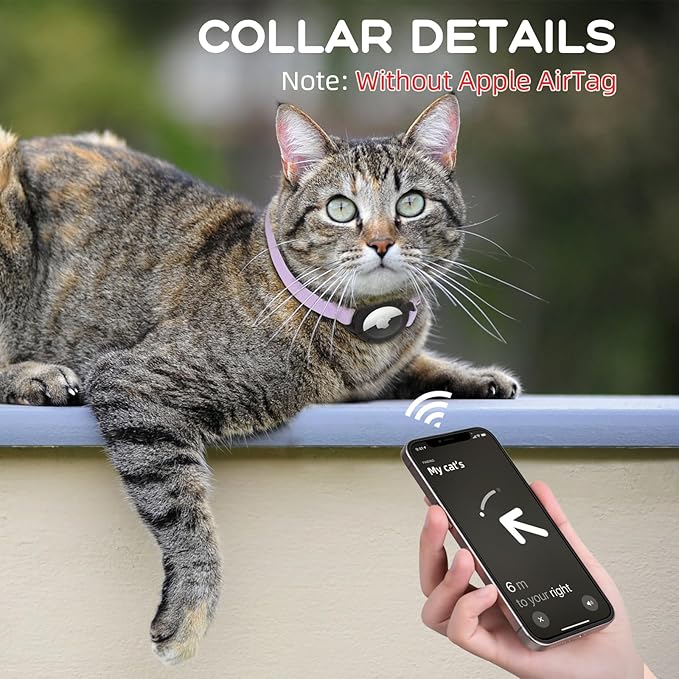 AirTag Cat Collars, Stretchy Collar - Image 6