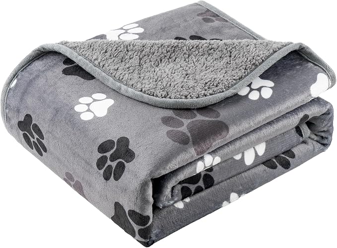 Waterproof Dog Blankets Pet Blanket 60"x80", Soft Fluffy Sofa Car Bed Protector by CAPTSNOOZE