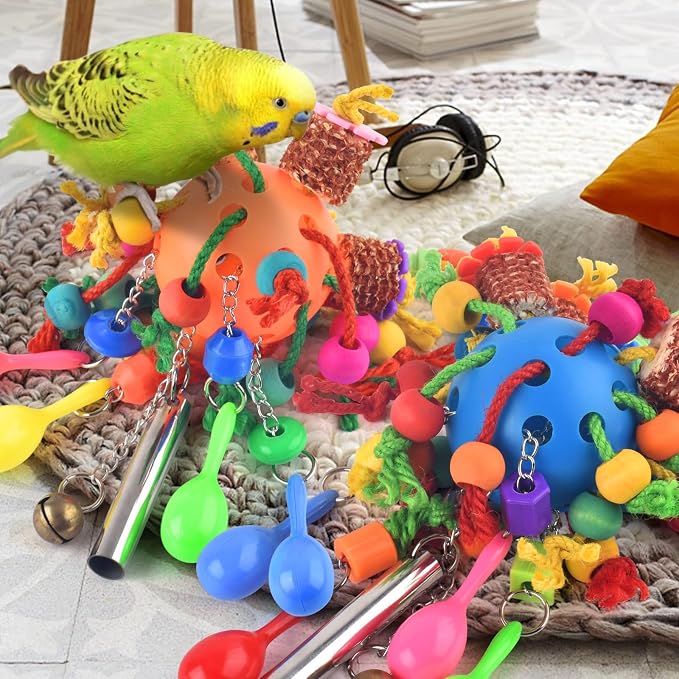 KATUMO Bird Toys, Parrot Ball Treats - Image 4