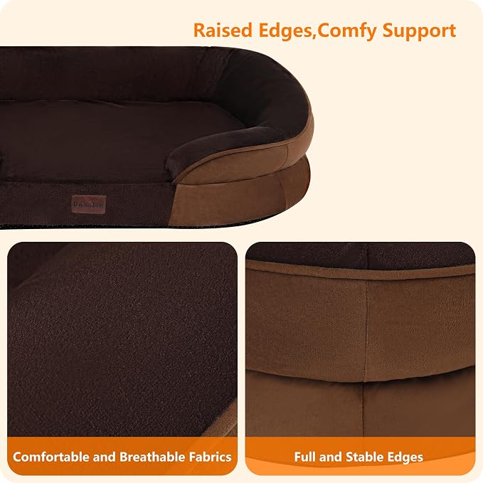 Dwanton Orthopedic Dog Bed for Extra Large Dogs - Image 5