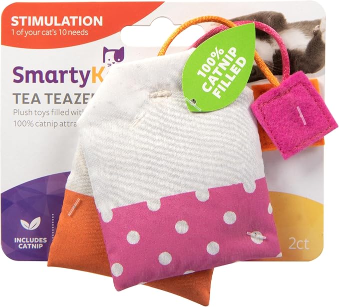 SmartyKat (2 Count Tea Teazers Catnip Cat Toys by SmartyKat