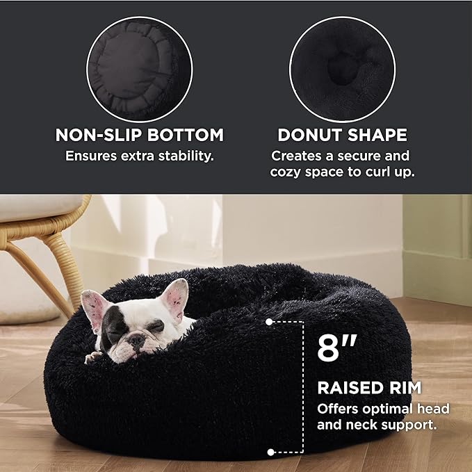 Bedsure Calming Dog Bed for Small Medium Dogs - Image 3