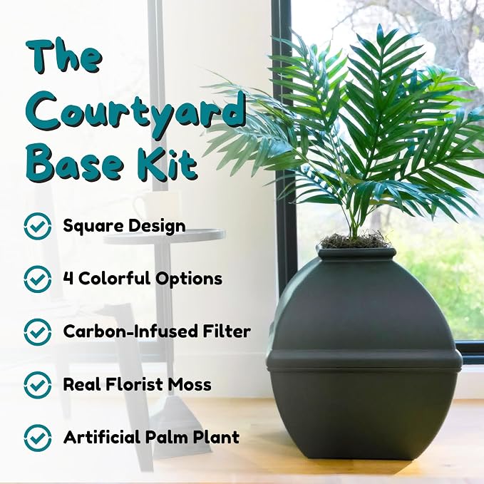 Good Pet Stuff Hidden Litter Box Planter, Decorative Cat Litter Enclosure - Image 3
