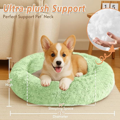 JOLLYVOGUE Calming Dog Bed for Small Dogs - Image 4