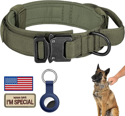 DAGANXI Tactical Dog Collar, Adjustable Military Training Nylon Dog Collar by DAGANXI