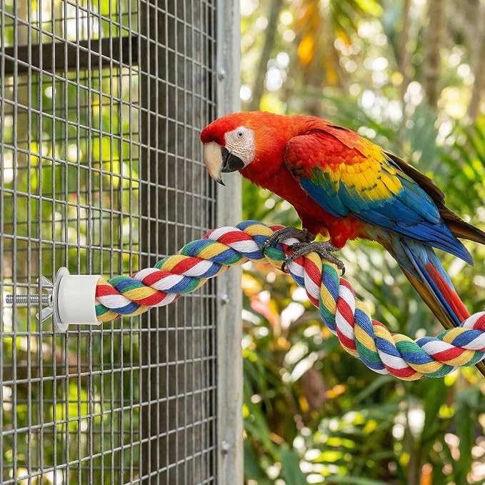 iplusmile Bird Perch 44 Inch Bird Rope Perches - Image 2
