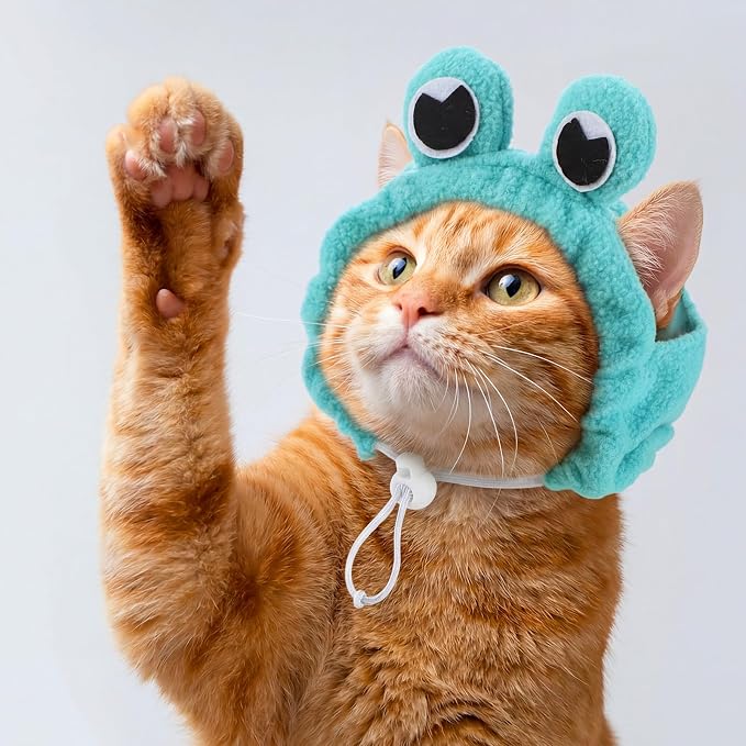 Weewooday 5 Pieces Cat Costume Bunny Hat Outfit - Image 4