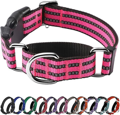 Hikiko Martingale Dog Collars Reflective Nylon Dog Collar by Hikiko