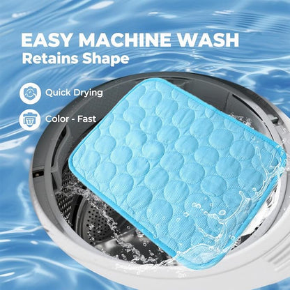 Upgraded Dog Cooling Mat, Pet Cooling Mats, Washable & Portable Pet Soft Pad - Image 8