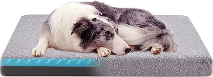 Memory Foam Large Dog Bed, Cooling Dog Beds by WATANIYAPET