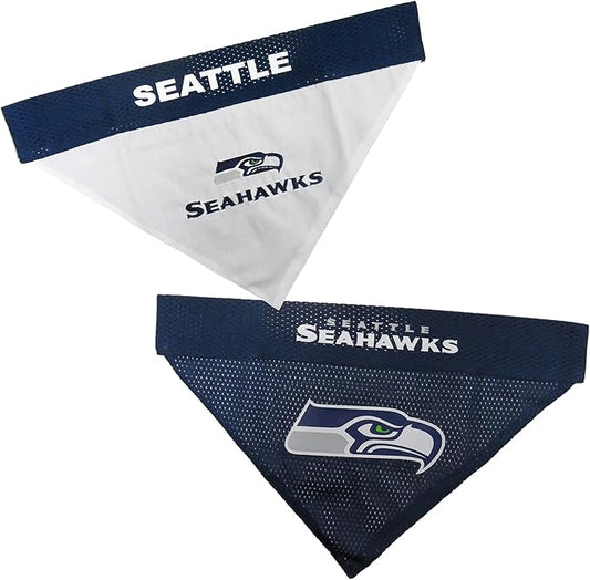 Pets First NFL Seattle Seahawks Reversible Bandana Size XX-Large by PETSFIRST