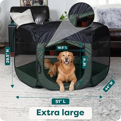 FurHaven Portable Pet Playpen for Dogs & Cats, Foldable Indoor Kitten Playpen - Image 3