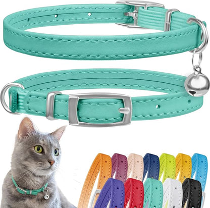 CollarDirect Leather Cat Collar by CollarDirect