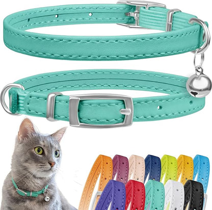 CollarDirect Leather Cat Collar by CollarDirect