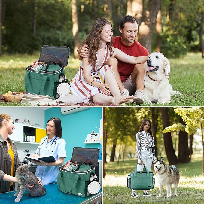 BAGLHER Dog Travel Bag Backpack Pet Supplies Backpack Pet Accessories Storage - Image 5