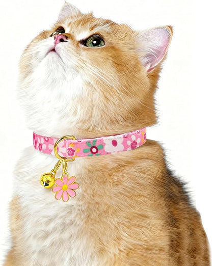 2 Pack Cotton Breakaway Cat Collars Set - Image 4