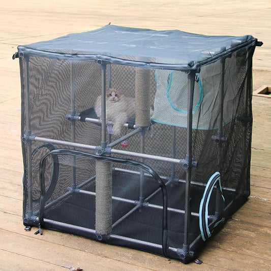 INTURN Catio Outdoor Cat Enclosure, Compact Kit by Unknown