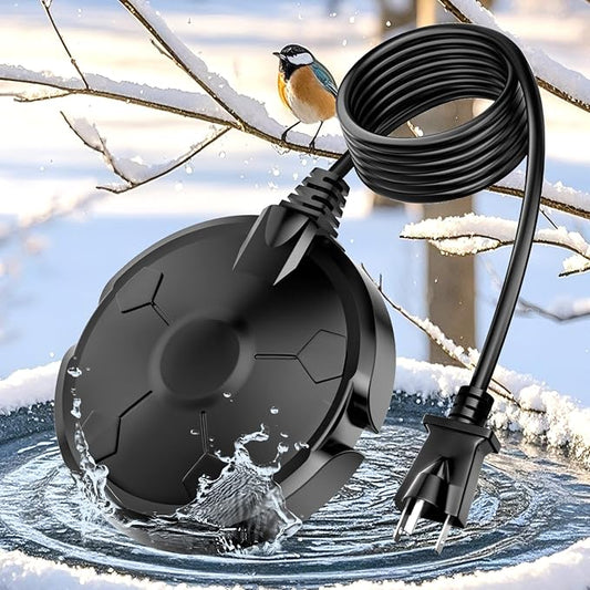 Bird Bath Heater for Outdoors in Winter, 120W Birdbath Heaters for Outdoor Bird by Beyoogeem