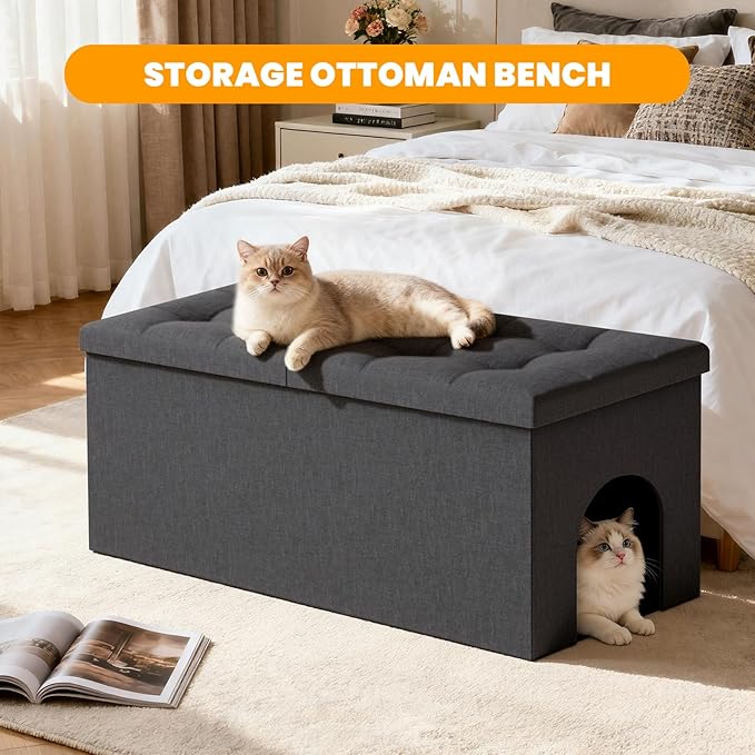 3-in-1 Cat Litter Box Enclosure - Image 7