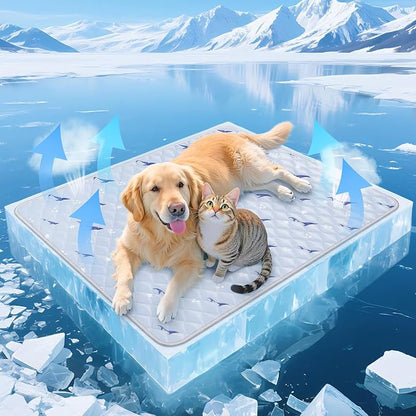 Dog Cooling Mat, Cooling Mat for Dogs, Breathable Dog Bed by Velvopet