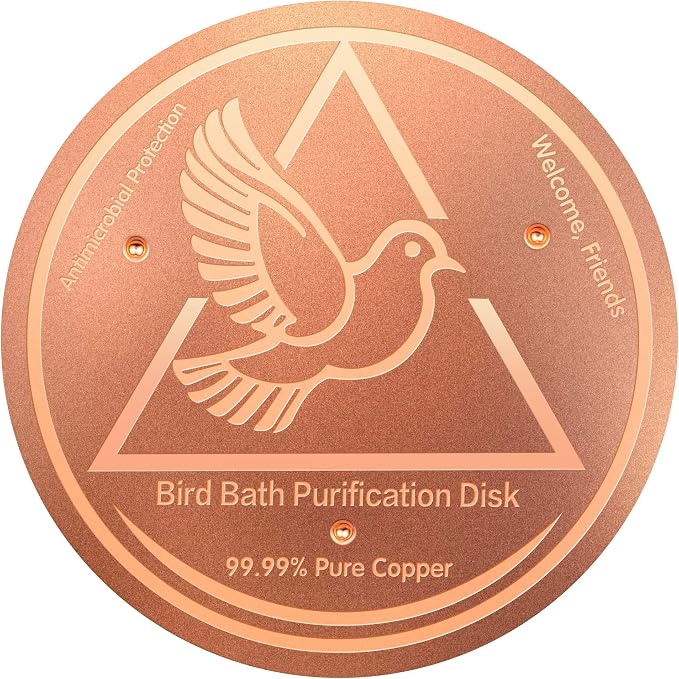Bird Bath Purification Disk, 99.99% Copper Disc by Unknown