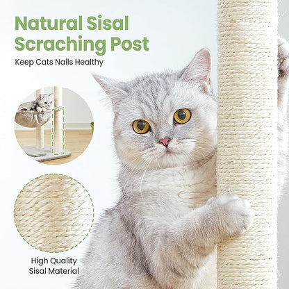 Small Cat Tree Tower with Lots of Scratching Posts - Image 3