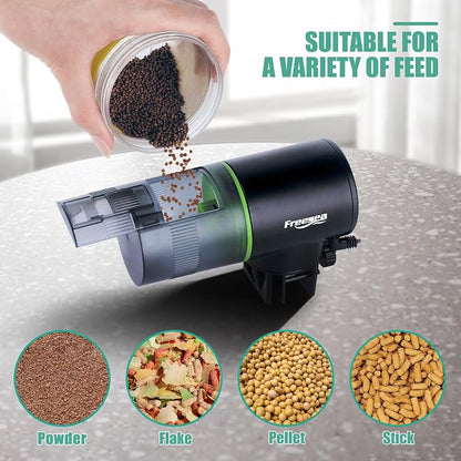 FREESEA Aquarium Automatic Fish Feeder: Programmable Auto Food Dispenser - Image 5