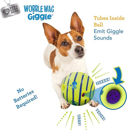 Wobble Wag Giggle & Glow | Rolling Enrichment Toy - Image 3