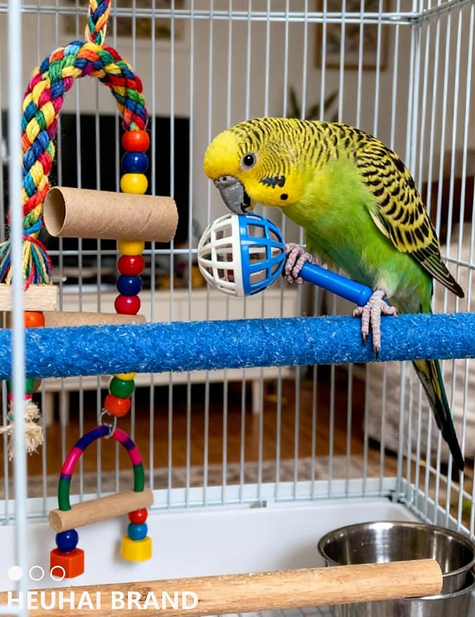 22-Pack Bird Toys for Parakeets & Small Birds – Colorful Cage Fun - Image 4
