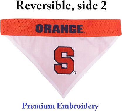 Pets First Collegiate Pet Accessories, Reversible Bandana, Syracuse Orange - Image 2