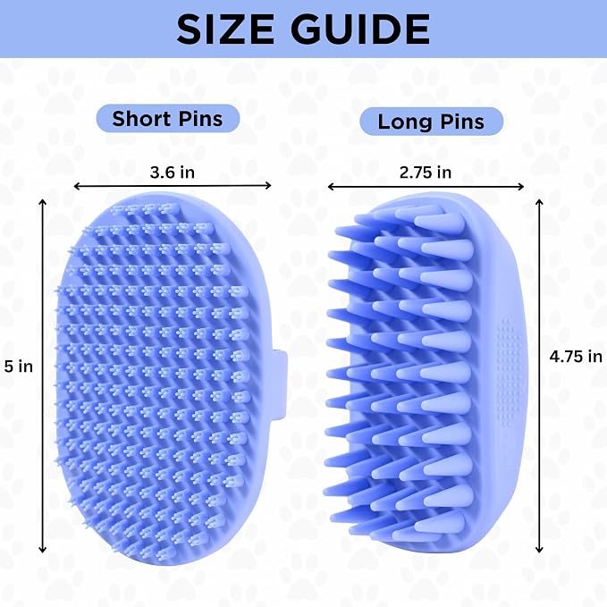 Dog Grooming Bath Brush, Pet Rubber Brush - Image 6