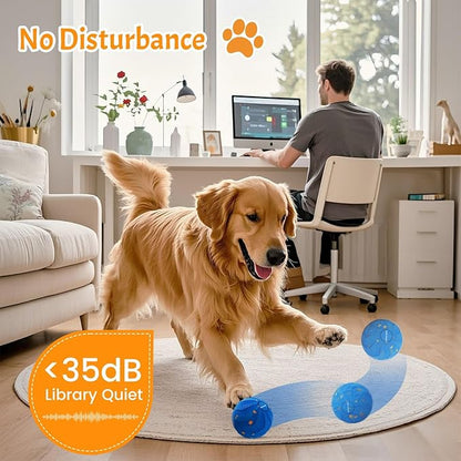 PawPlay 2026 Smart Interactive Dog Ball, Rechargeable Electronic Pet Toy - Image 4