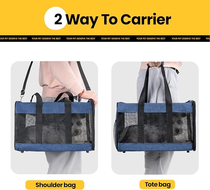 Cat Carrier Airline Approved, Soft-Sided Dog Carrier - Image 6