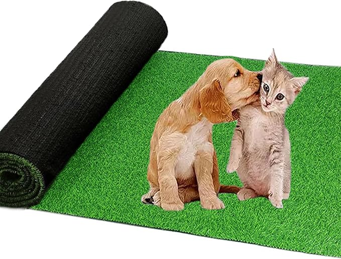 Artificial Grass，3 Rolls 12.8 x 40x1in, Rug Realistic Indoor Outdoor Rug by Yuanwovv