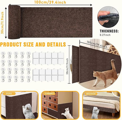 Cat Scratch Mat, Couch Protector from Cats Claw, Cat Scratch Furniture - Image 2
