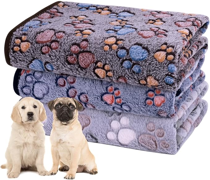 Dono 1 Pack 3 Pink Dog Blankets by Dono