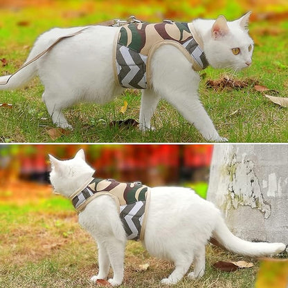 Cat Harness and Leash Set for Walking Escape Proof, Adjustable Cat Vest Harness - Image 5
