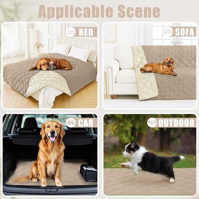 Smiry Waterproof Dog Bed Cover Blanket 40x50, Soft Reversible Pet Blanket - Image 5