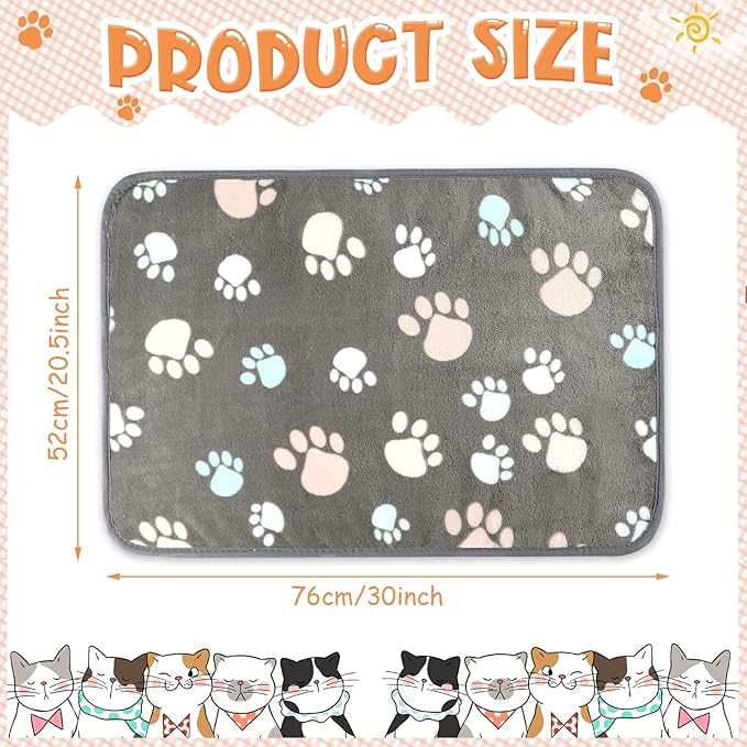 Tatuo 4 Pcs Dog Blanket for Pet Cat Blankets Indoor Puppy Teething Stuff Toys - Image 3