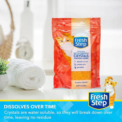 Fresh Step Cat Litter Crystals Deodorizer, Non Toxic Odor Neutralizing Crystals - Image 4