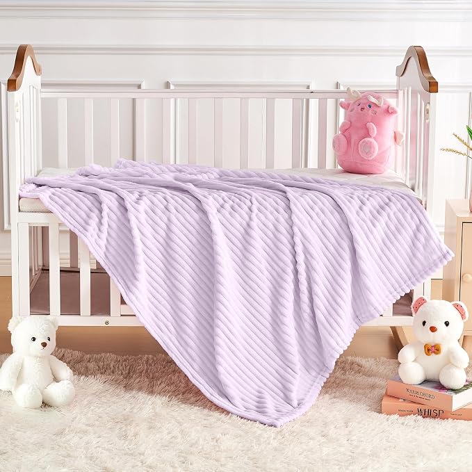 Soft Fleece Baby Blanket Ultra Cozy Baby Blankets - Image 5