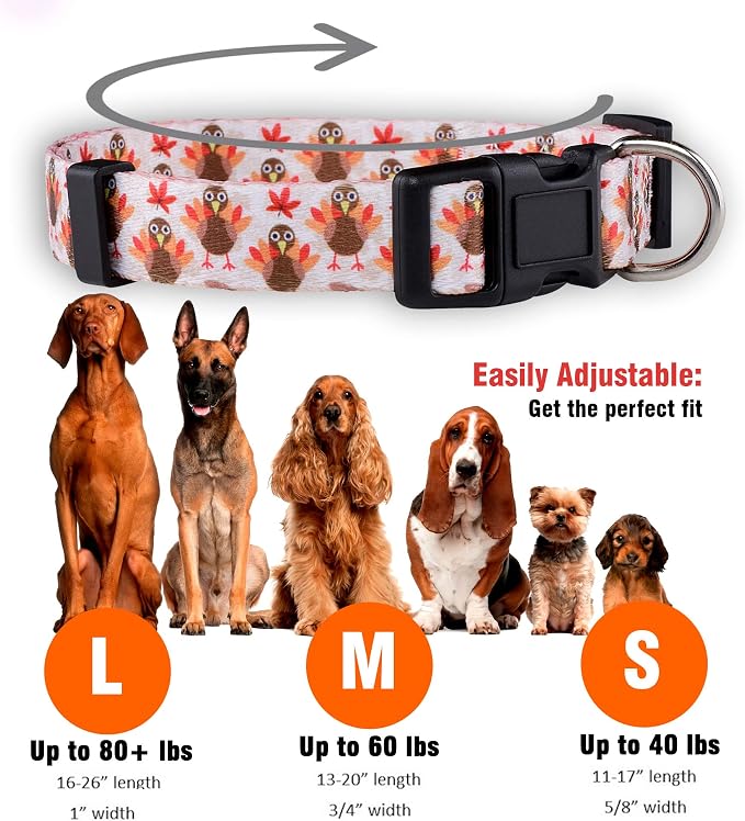 Native Pup Thanksgiving Dog Collar- Fall Collars - Image 3