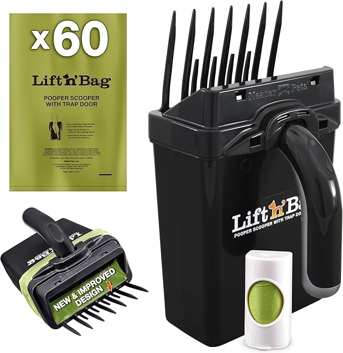 Neater Pet Brands Lift N’ Bag 2.0 Dog Pooper Scooper by NeaterPetBrands