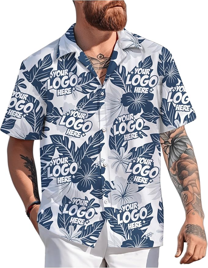 Custom Hawaiian Shirt with Face Photo Picture by GLOXO