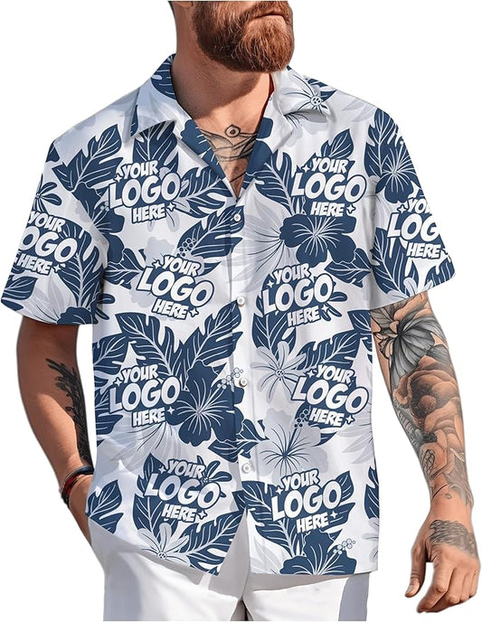 Custom Hawaiian Shirt with Face Photo Picture by GLOXO