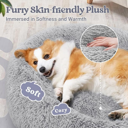 rabbitgoo Calming Dog Bed for Small Medium, 30 inches Pet Bed Machine Washable - Image 2