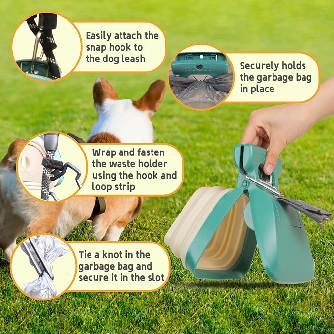 Medium Pooper Scooper, Portable and Handheld Size - Image 3