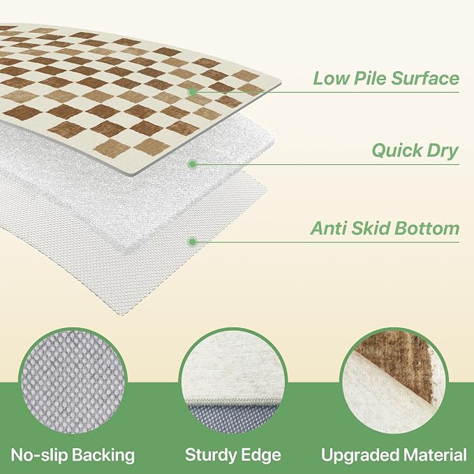GENIMO Outdoor Rug for Patio Clearance, Lightweight Waterproof RV Camping Mat - Image 5