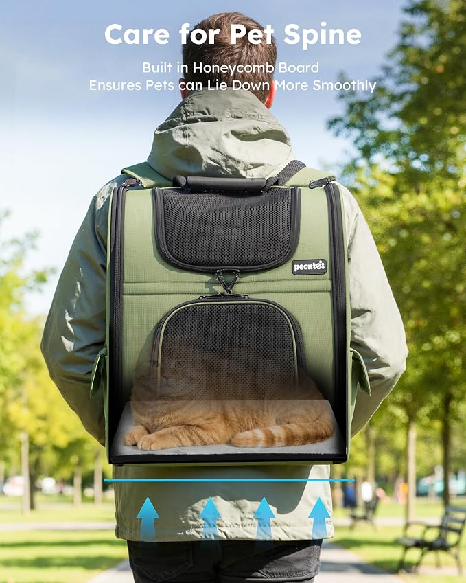 Pecute Expandable Cat Backpack Carrier, Backpack - Image 8