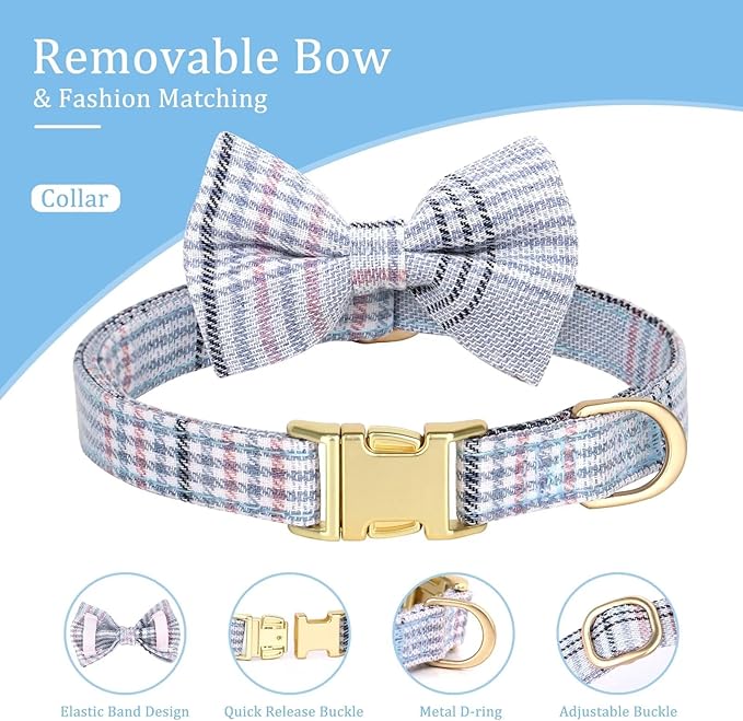 Beirui Cute Extra Small Dog Harness Collar and Leash Set - Image 6